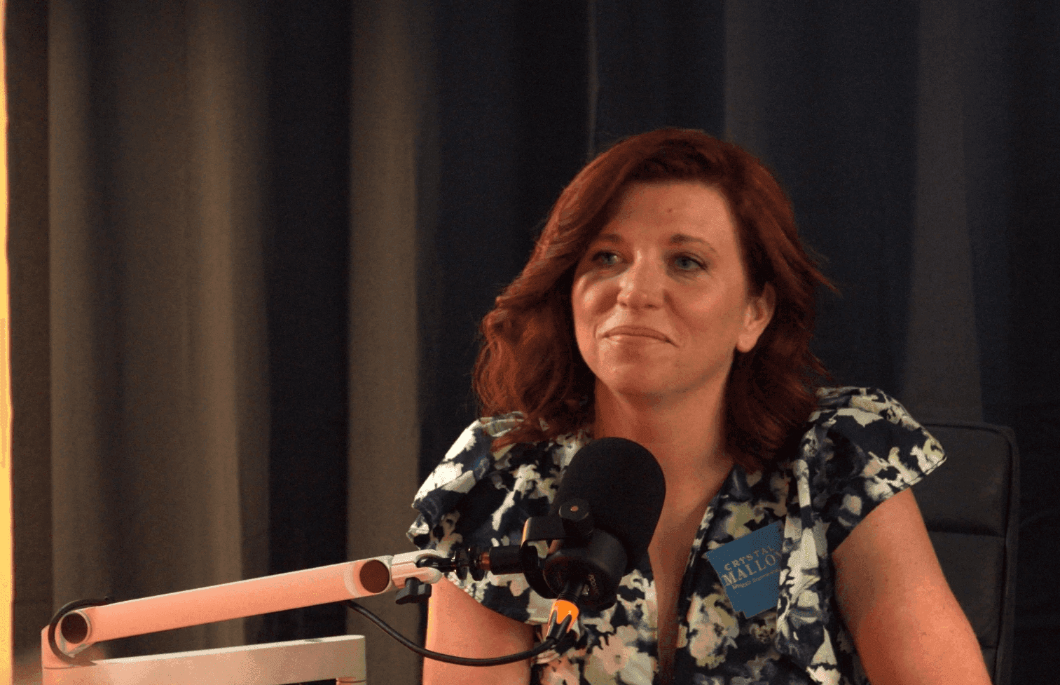 Crystal on podcast interview